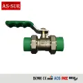 Green Brass PPR Ball Valves